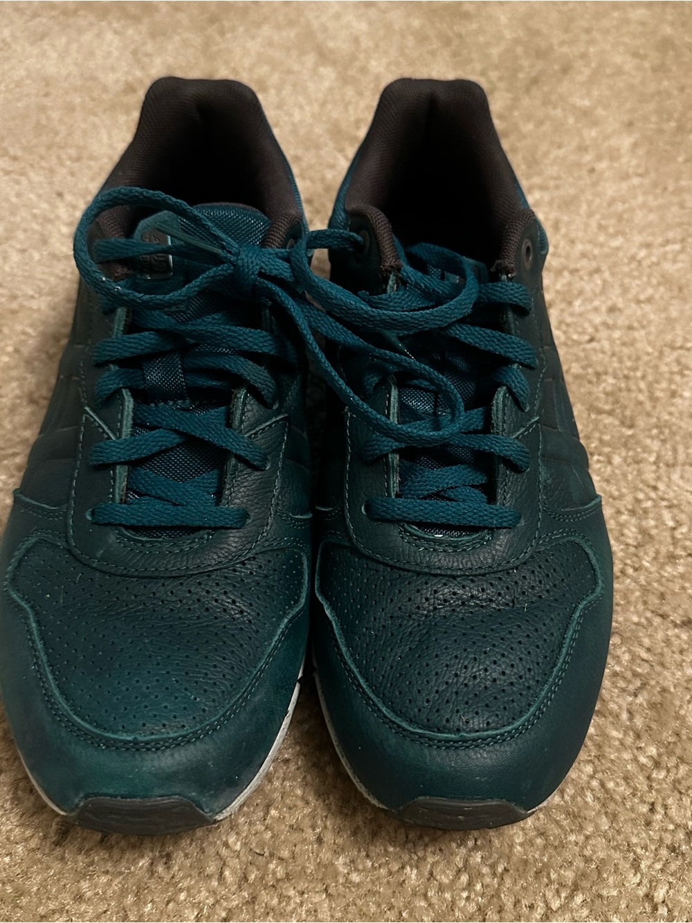 Asics Onitsuka Tiger Shaw Runner Green D4P1L 8080 Men’s Size 7 EU 40 Athletic - Picture 2 of 11